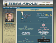 Tablet Screenshot of eternal-memories.com